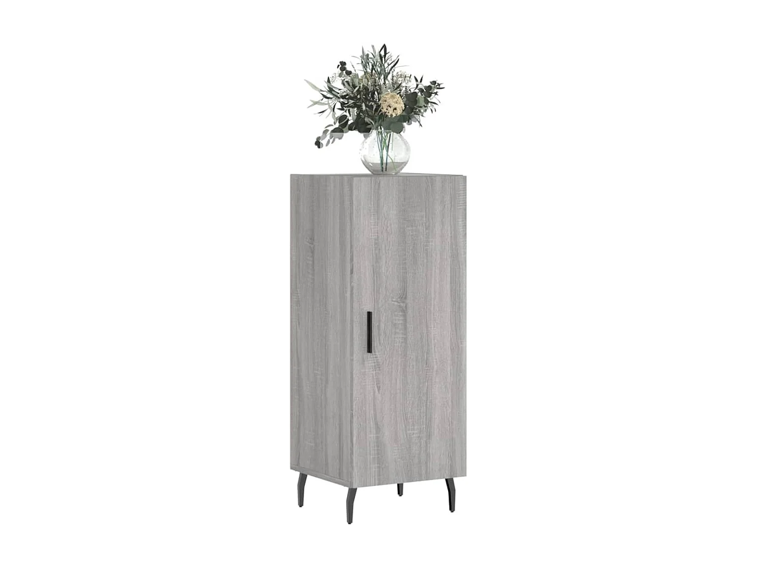 Buffet | Bahut | Meuble de rangement Sonoma gris 34,5x34x90 cm Bois d'ingénierie