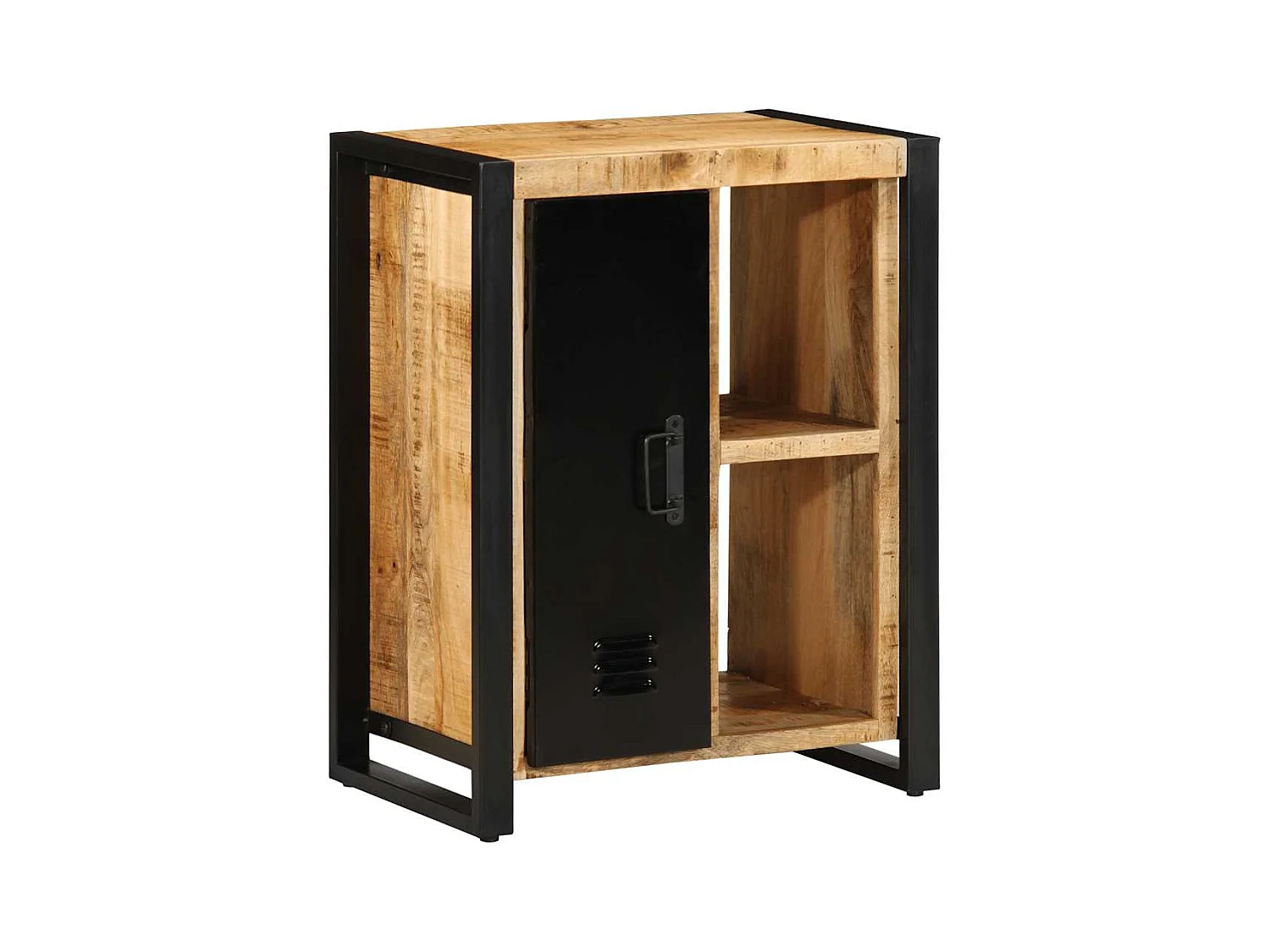 Buffet | Bahut | Meuble de rangement 55x35x70 cm bois de manguier brut massif