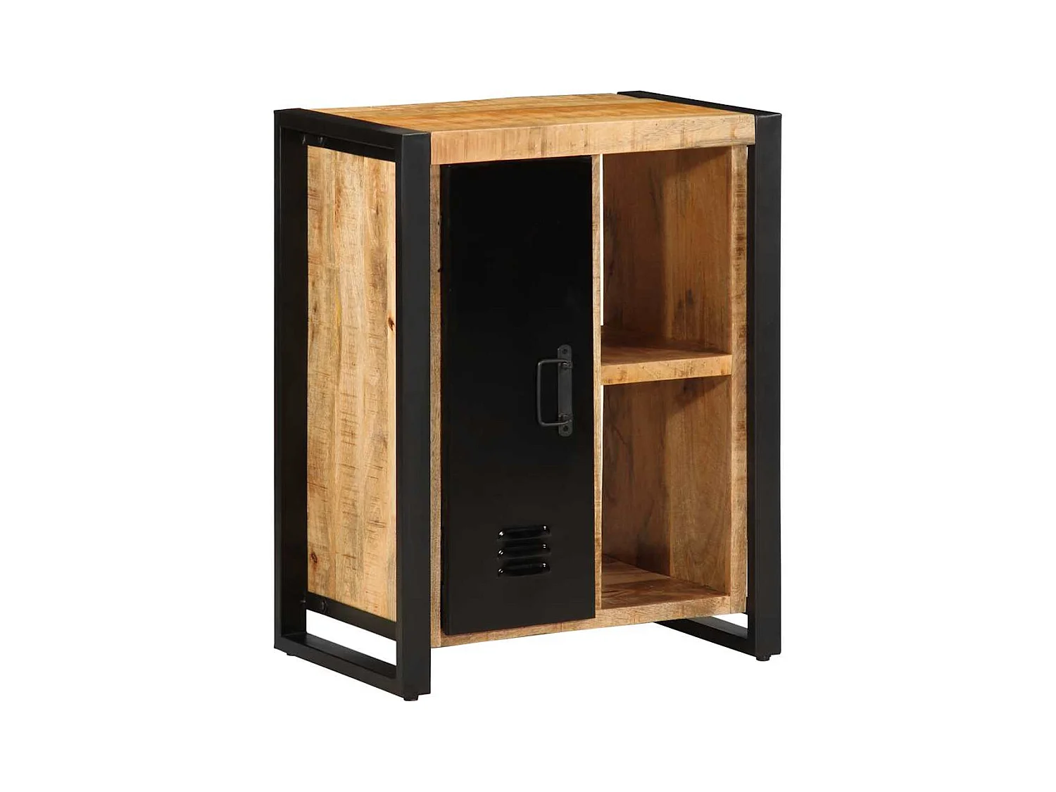 Buffet | Bahut | Meuble de rangement 55x35x70 cm bois de manguier brut massif