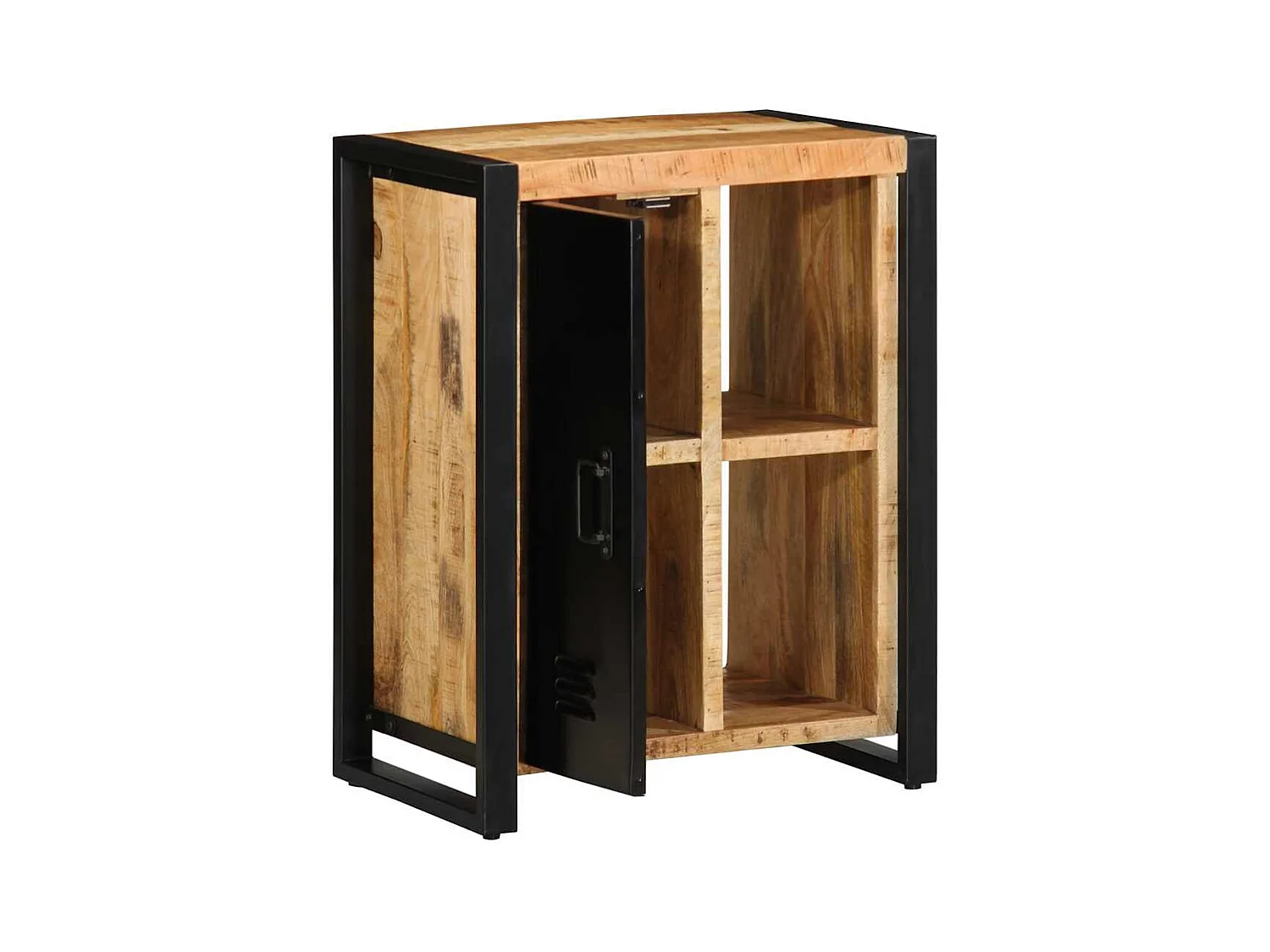 Buffet | Bahut | Meuble de rangement 55x35x70 cm bois de manguier brut massif