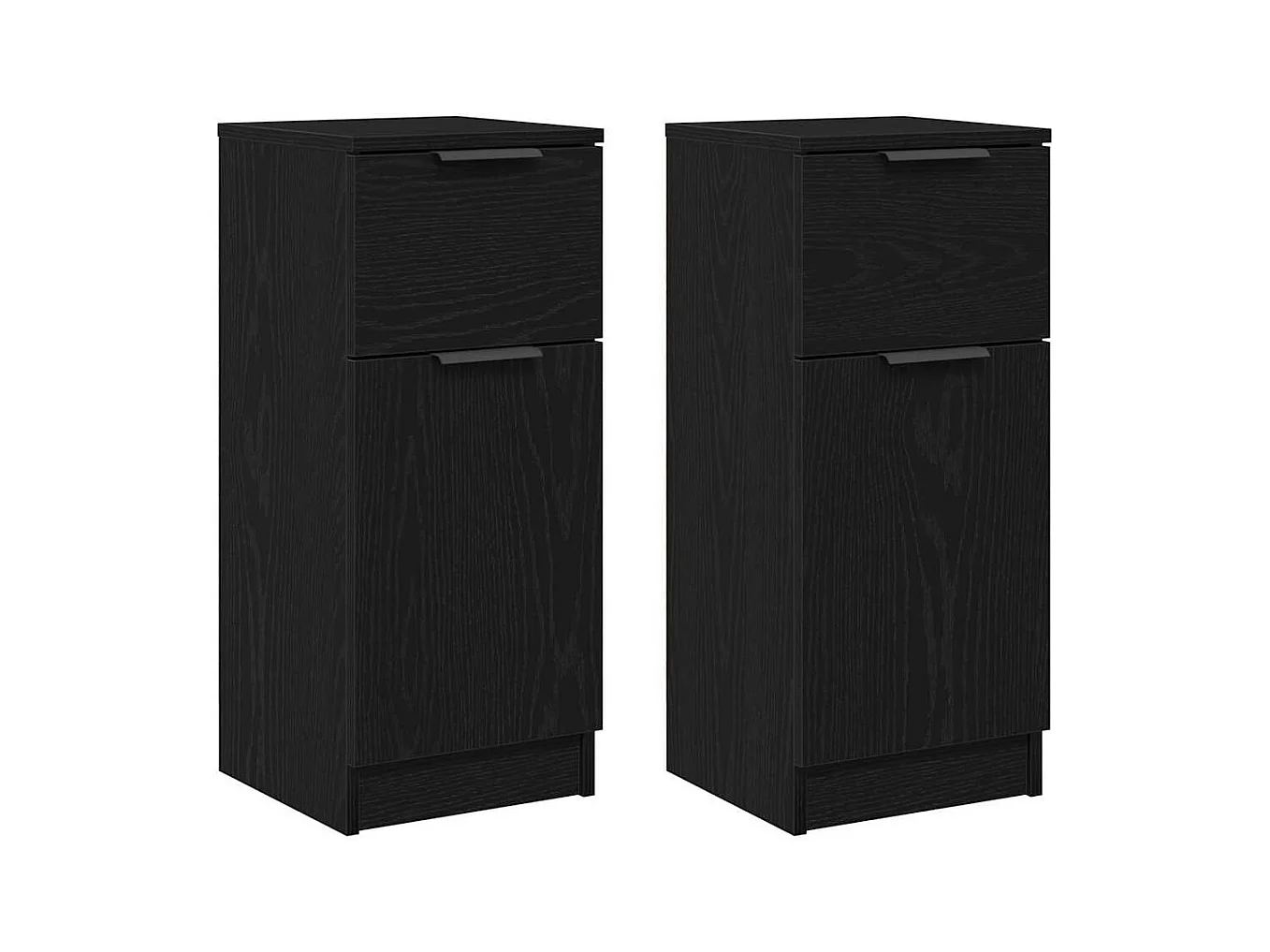 Credenza | Buffet | Armadio in quercia nera 30x30x70 cm MDF