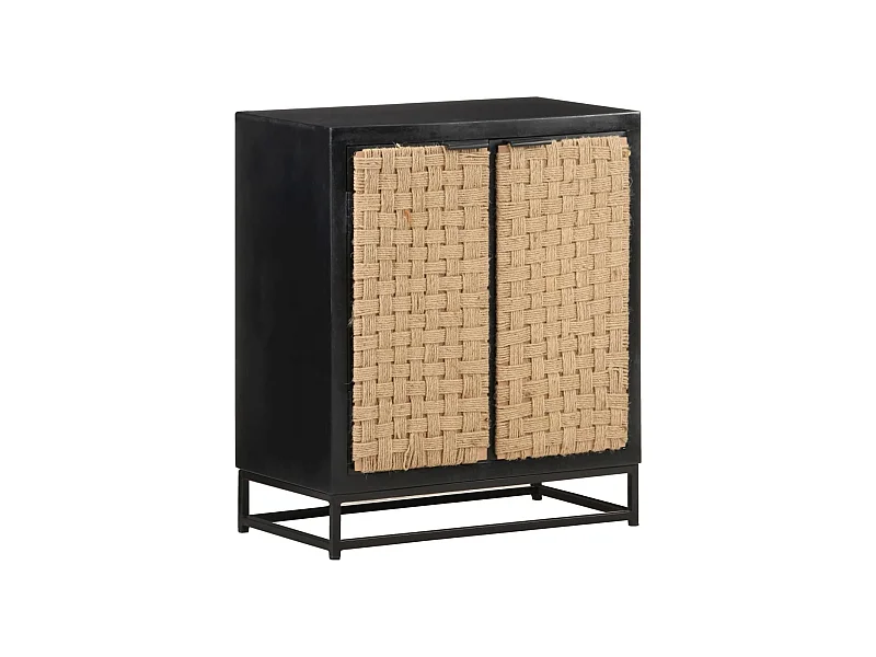 Credenza | Buffet | Armadio 60x35x70 cm in Legno Massello di Mango