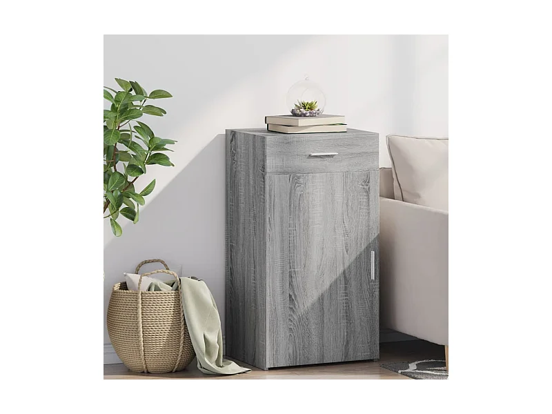 Buffet | Bahut | Meuble de rangement sonoma gris 50x42,5x93 cm bois d'ingénierie