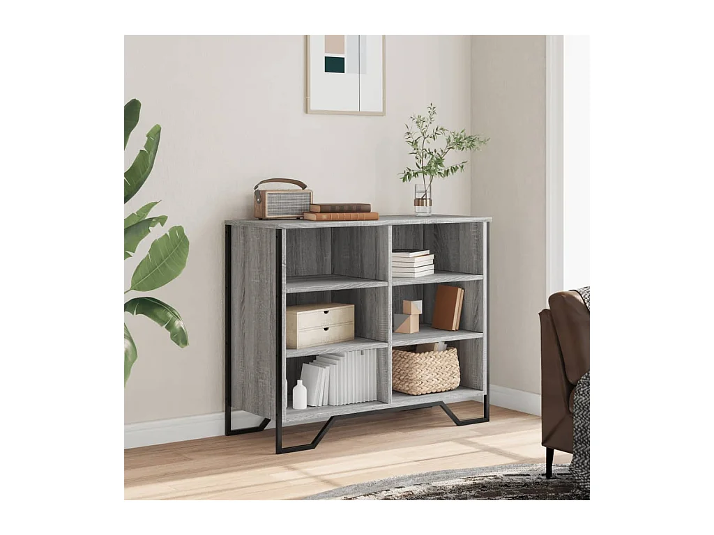 Buffet | Bahut | Meuble de rangement sonoma gris 91x35,5x74,5 cm bois d'ingénierie