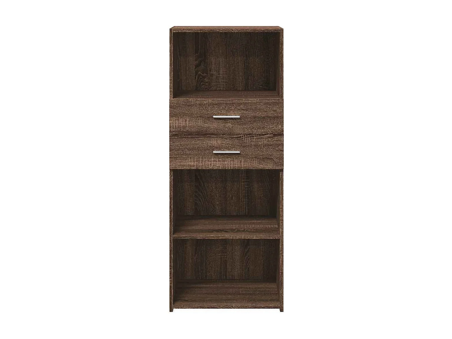 Buffet | Bahut | Meuble de rangement haut chêne marron 50x42,5x124 cm bois d'ingénierie