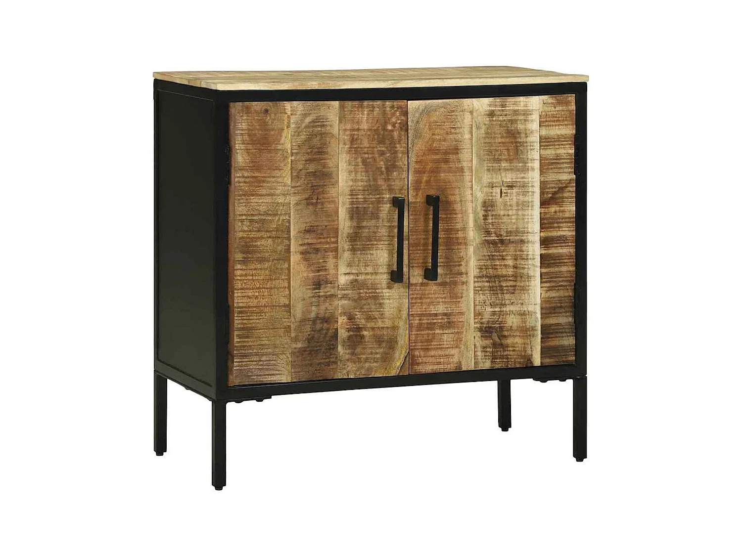 Buffet | Bahut | Meuble de rangement 70x35x70 cm Bois massif brut de mangue
