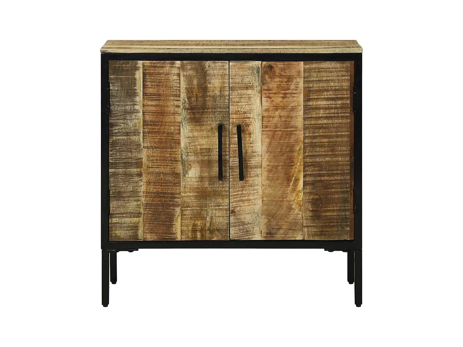 Buffet | Bahut | Meuble de rangement 70x35x70 cm Bois massif brut de mangue