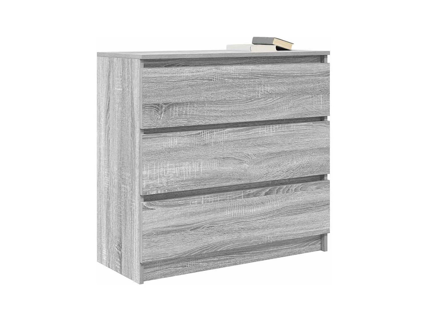 Credenza | Buffet | Armadio Grigio Sonoma 80x35x76 cm in Legno Multistrato