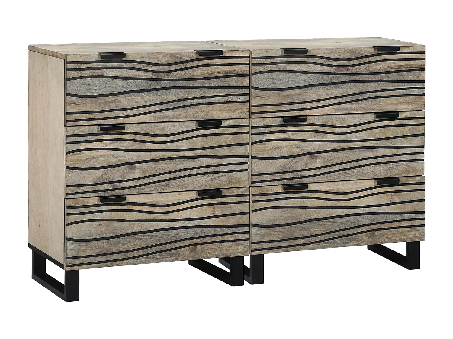 Credenze | Sideboards | Armadi con cassetto Altro con archiviazione 2 pcs Bianco 60 x 33,5 x 75 cm