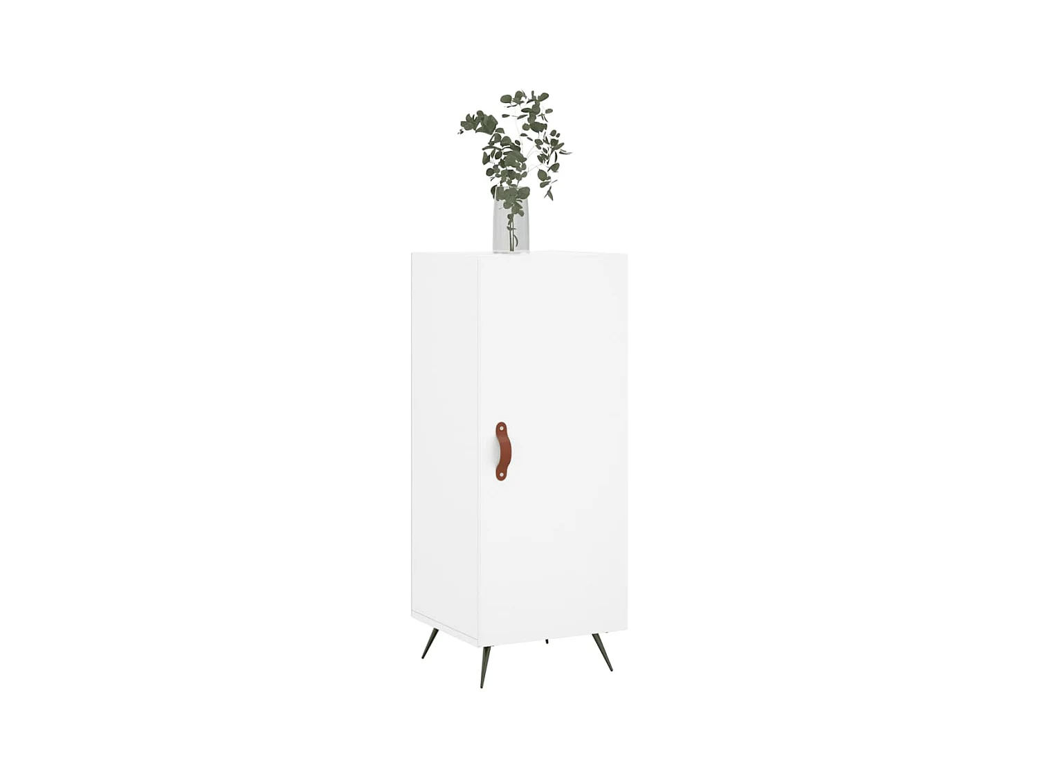 Buffet | Bahut | Meuble de rangement blanc 34,5x34x90 cm bois d'ingénierie