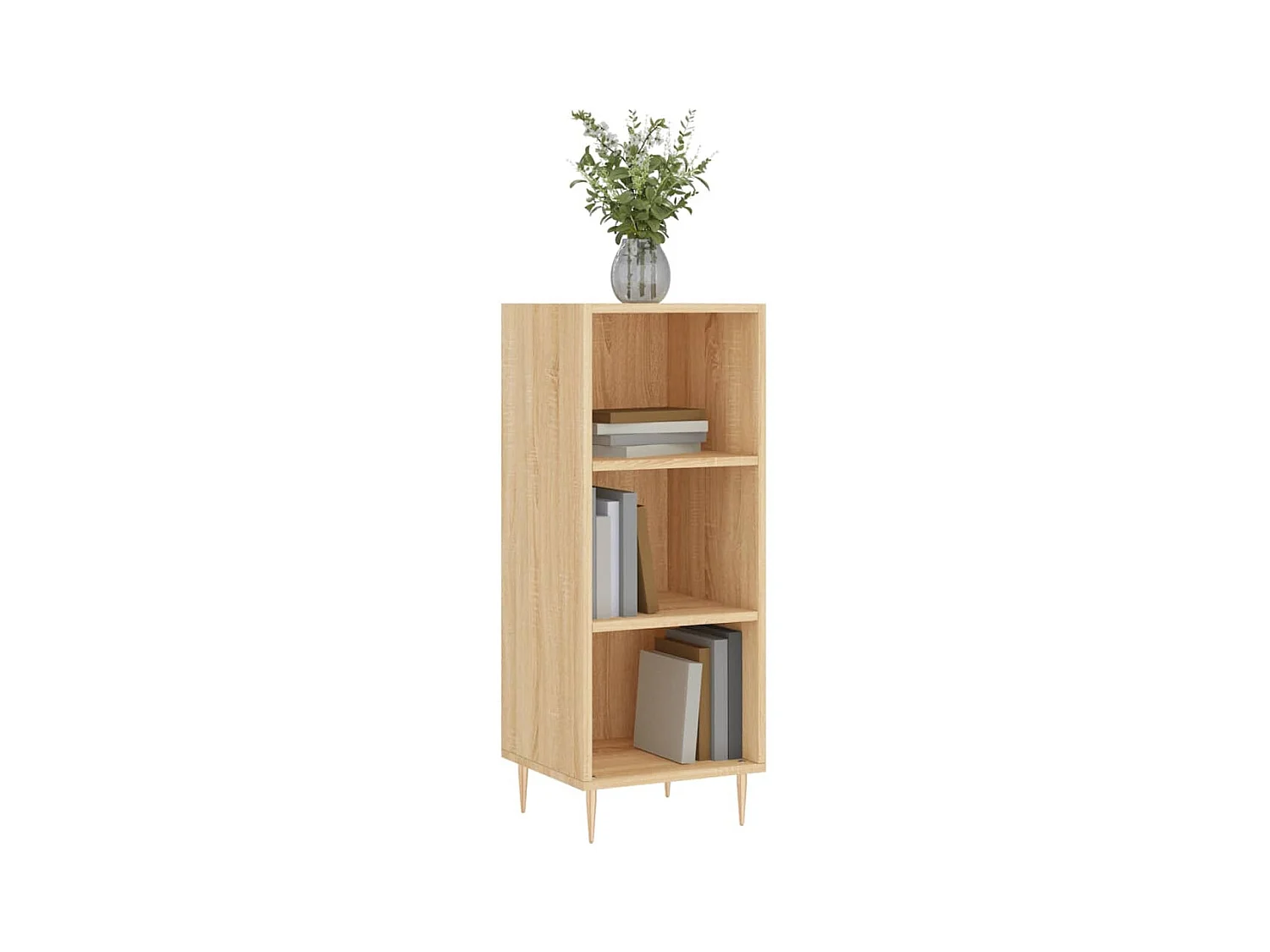 Buffet | Bahut | Meuble de rangement chêne sonoma 34,5x32,5x90 cm bois d'ingénierie