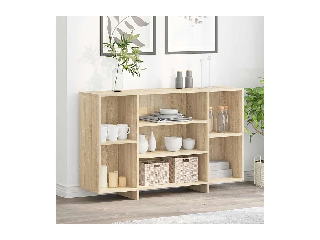 Buffet | Bahut | Meuble de rangement chêne sonoma 120x30x75 cm bois d'ingénierie
