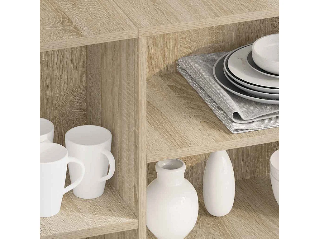 Buffet | Bahut | Meuble de rangement chêne sonoma 120x30x75 cm bois d'ingénierie