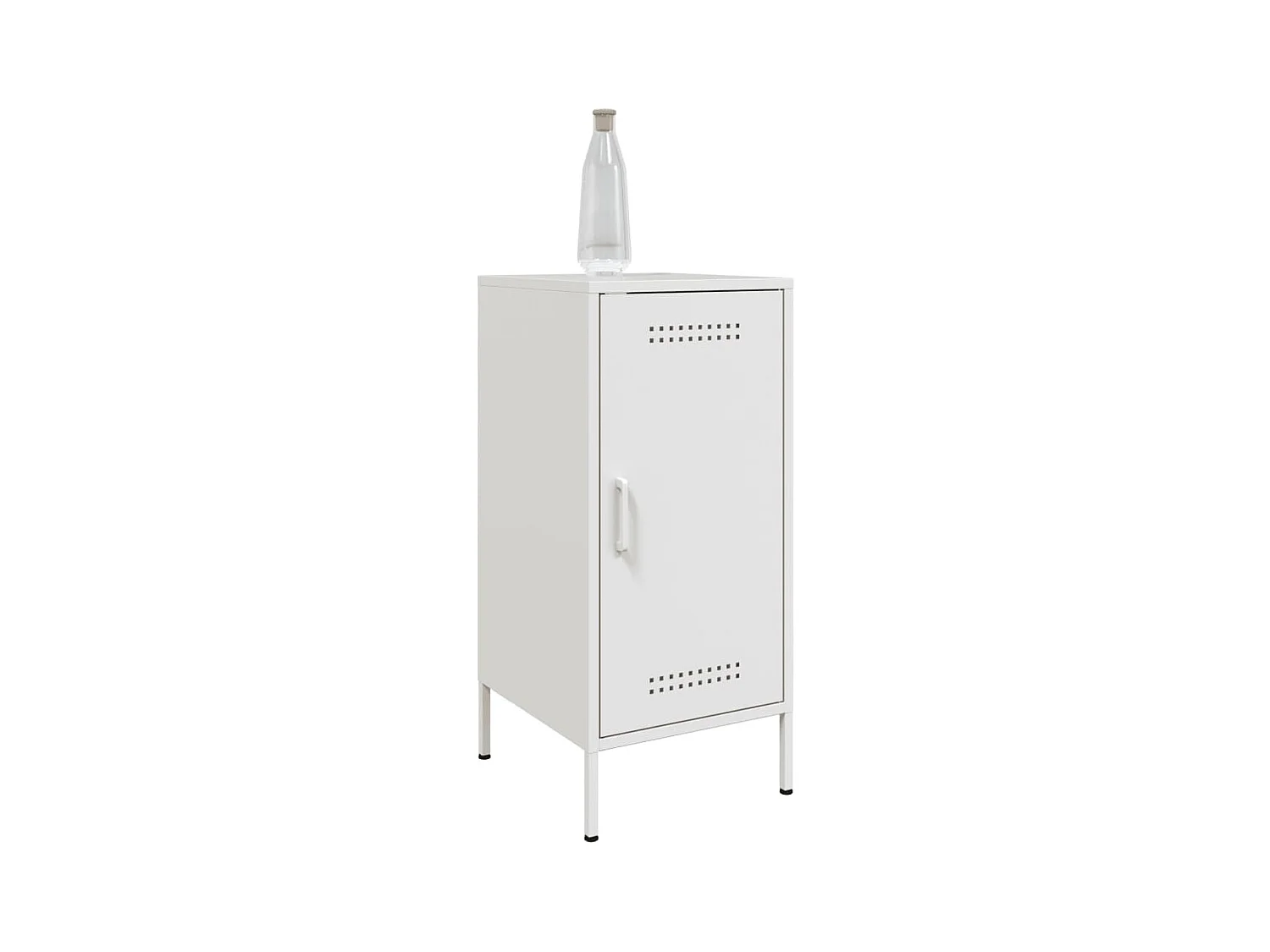 Credenze | Buffet | Armadi 2 pz Bianche 36x39x79 cm in Acciaio