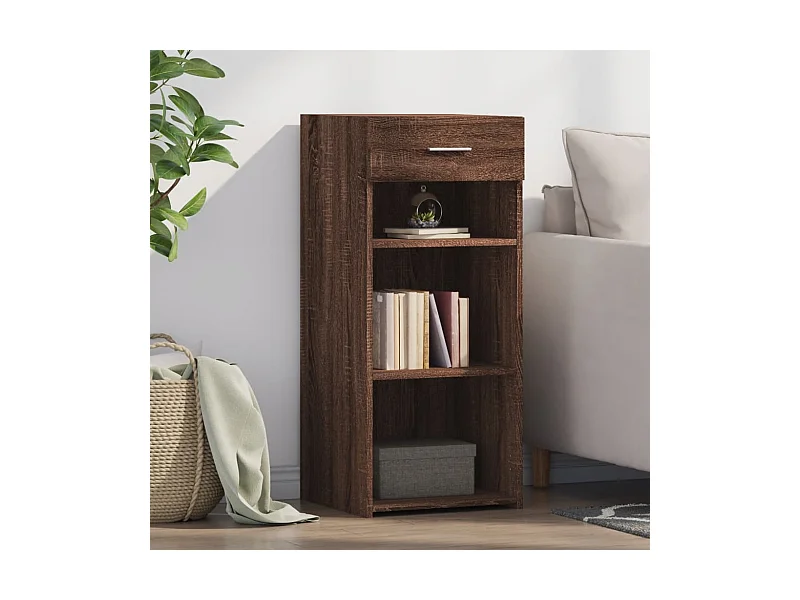 Buffet | Bahut | Meuble de rangement chêne marron 40x42,5x93 cm bois d'ingénierie
