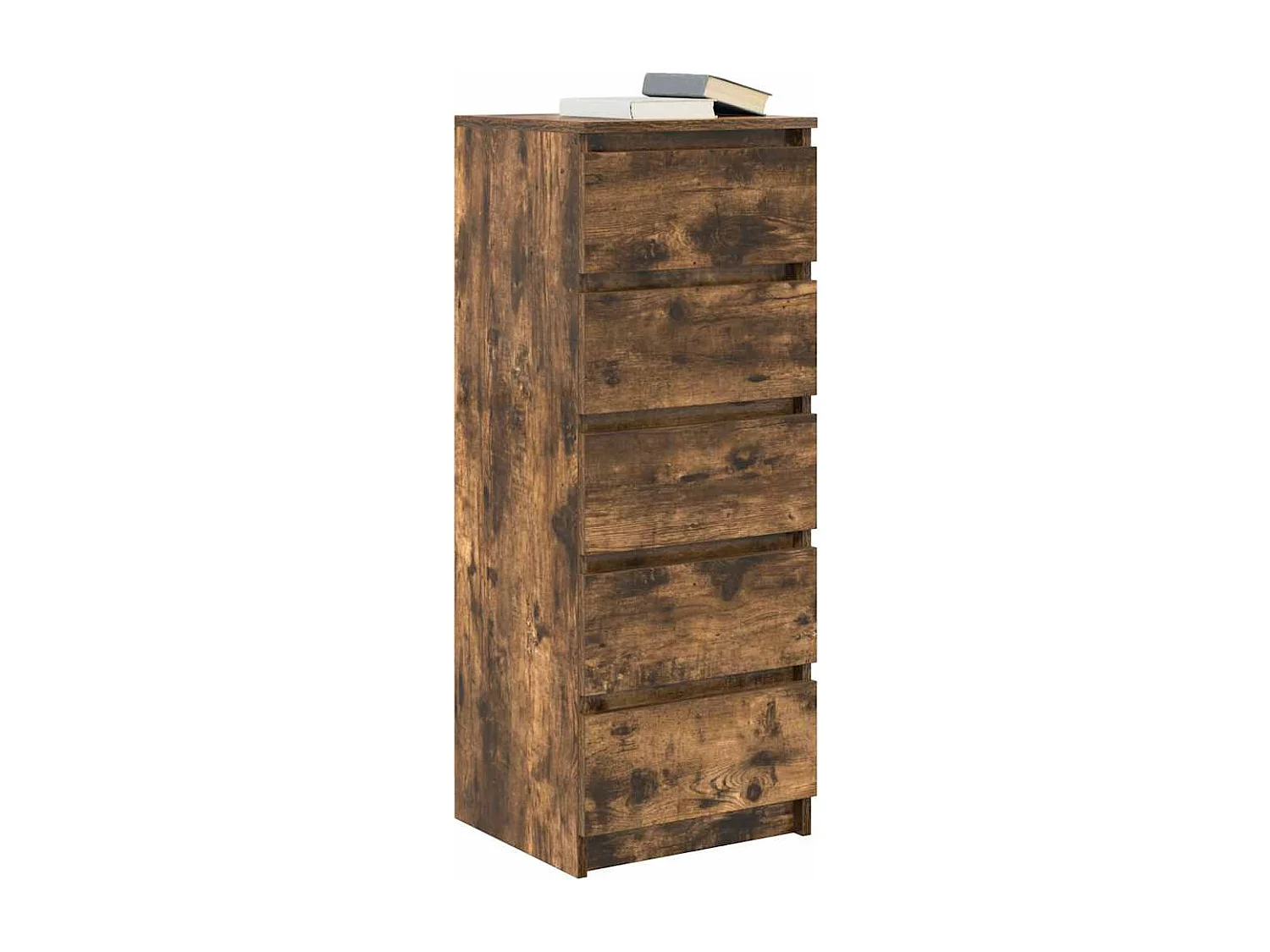 Buffet | Commode à tiroir | Meuble de rangement avec tiroirs chêne fumé 37,5x35x99 cm bois d'ingénierie
