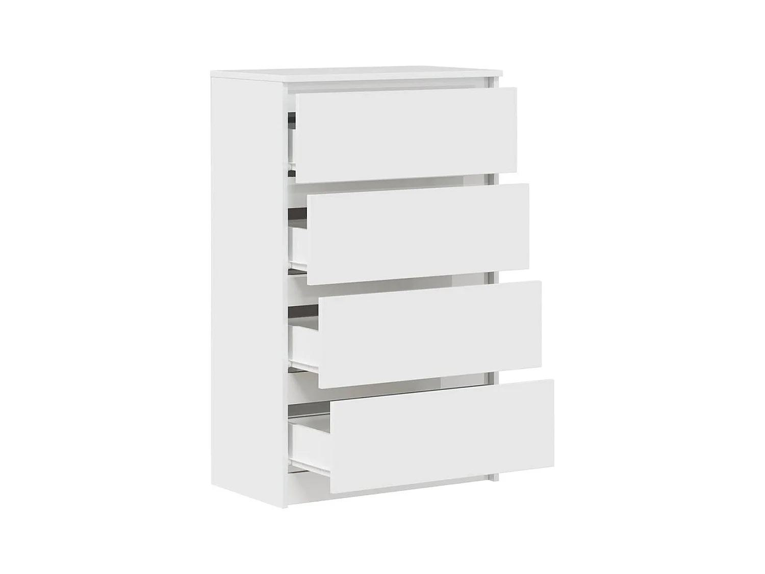 Buffet | Commode à tiroir | Meuble de rangement Blanc brillant 60x35x98,5 cm Bois d'ingénierie