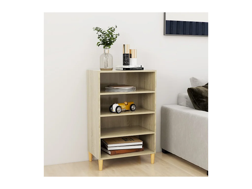 Credenza | Buffet | Armadio Rovere Sonoma 57x35x90 cm in Legno Multistrato