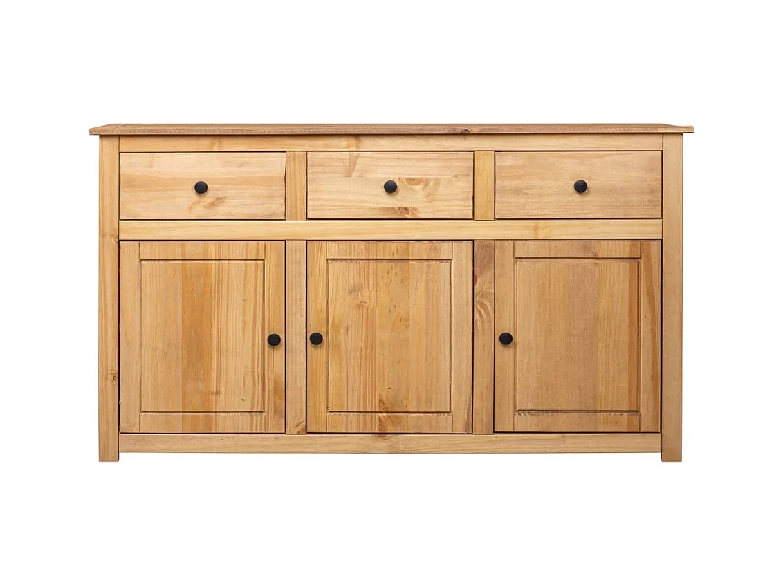 Buffet | Commode à tiroir | Meuble de rangement 135x40x80 cm Pin solide Assortiment Panama