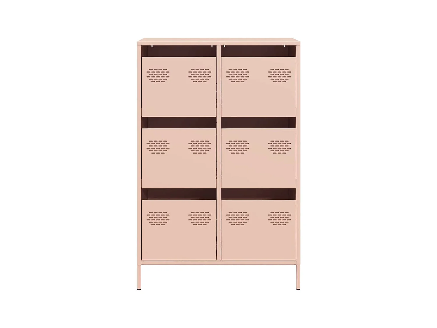 Credenza | Buffet | Armadio Rosa 68x39x101,5 cm in Acciaio