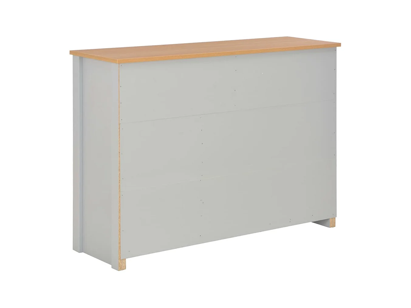 Buffet | Commode à tiroir | Meuble de rangement Gris 112x35x81 cm