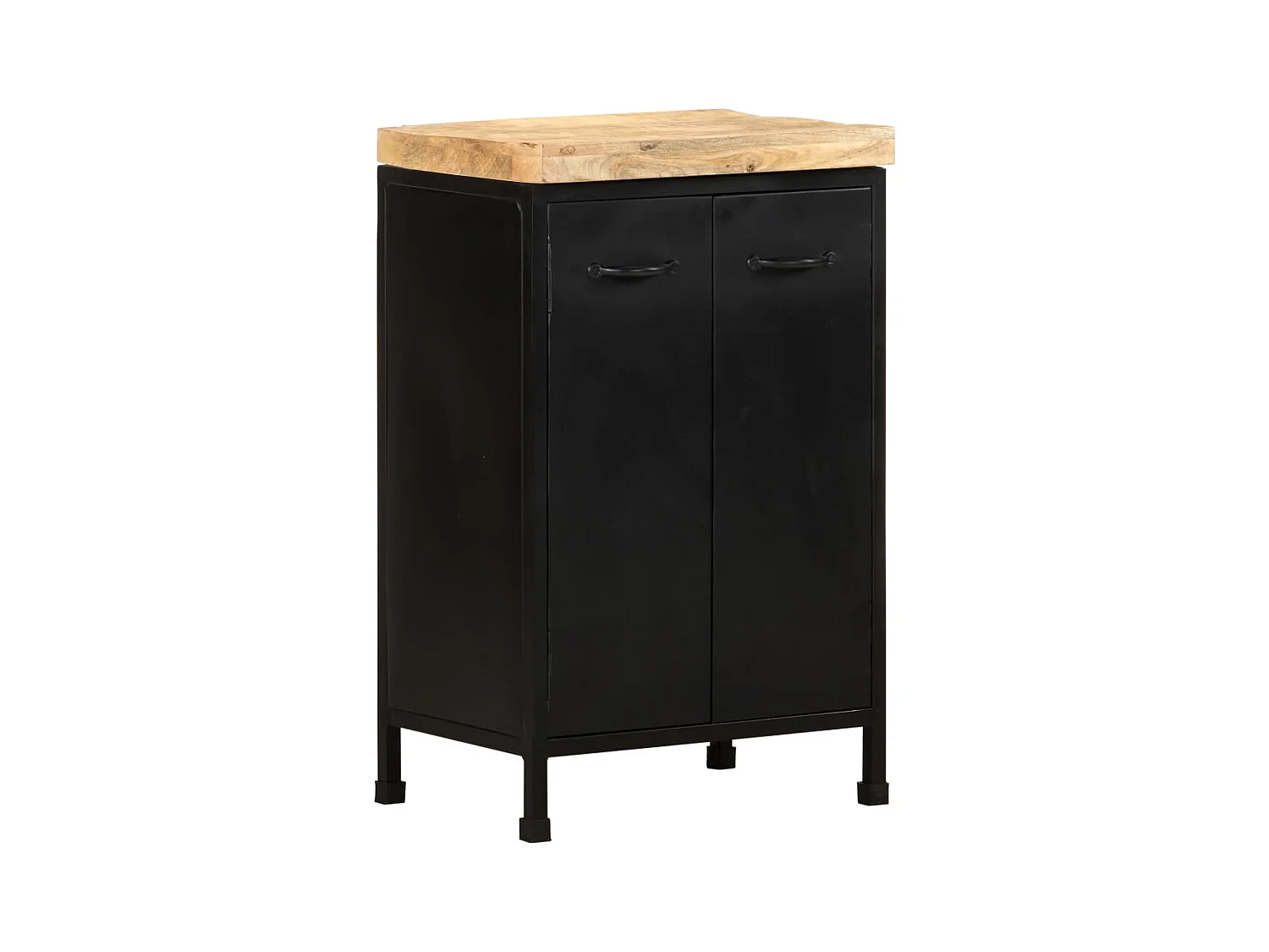 Buffet | Bahut | Meuble de rangement 47x35x76 cm Bois de manguier brut