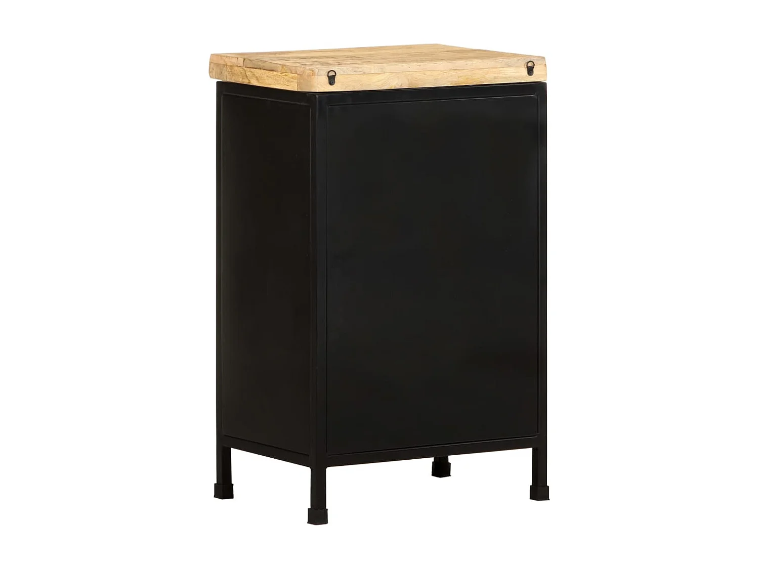 Credenza | Buffet | Armadio 47x35x76 cm in Legno di Mango Grezzo