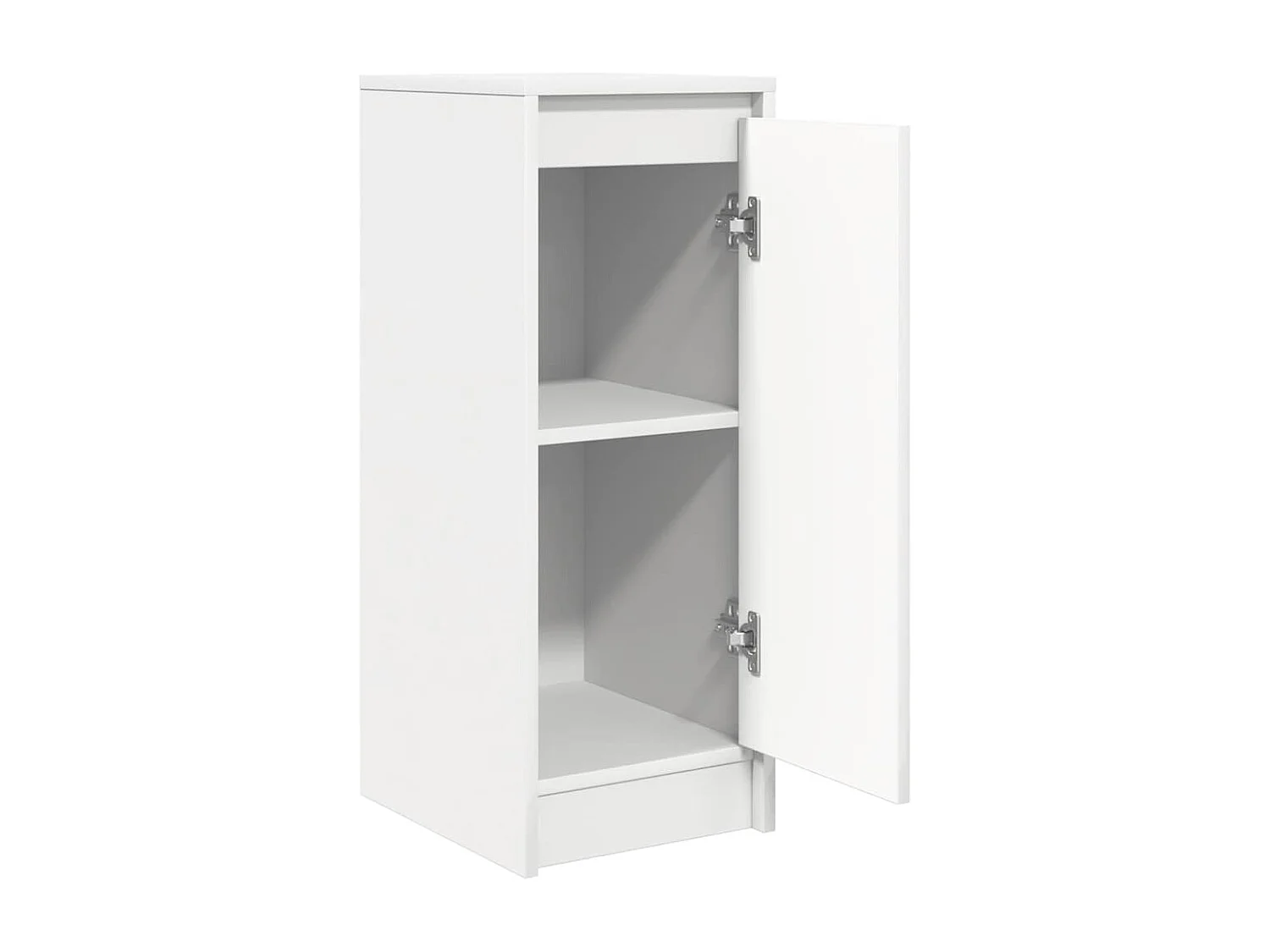 Buffet | Bahut | Meuble de rangement blanc 29,5x34x76 cm bois d'ingénierie