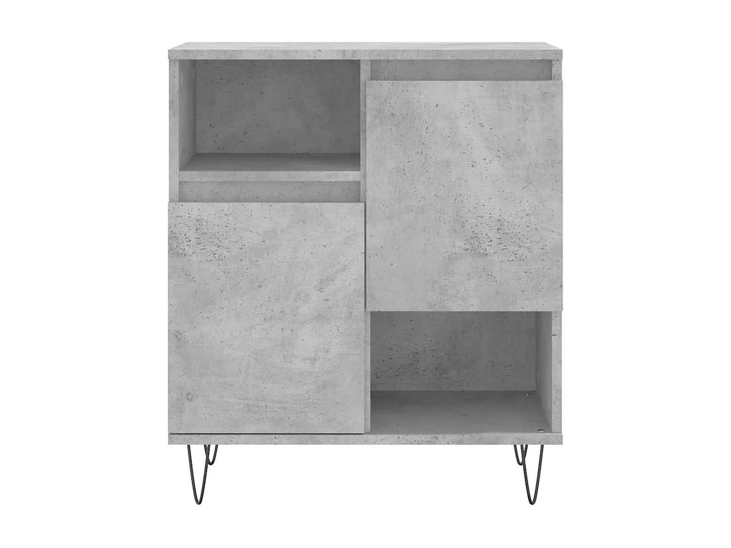 Buffet | Bahut | Meuble de rangement Gris béton 60x35x70 cm Bois d'ingénierie