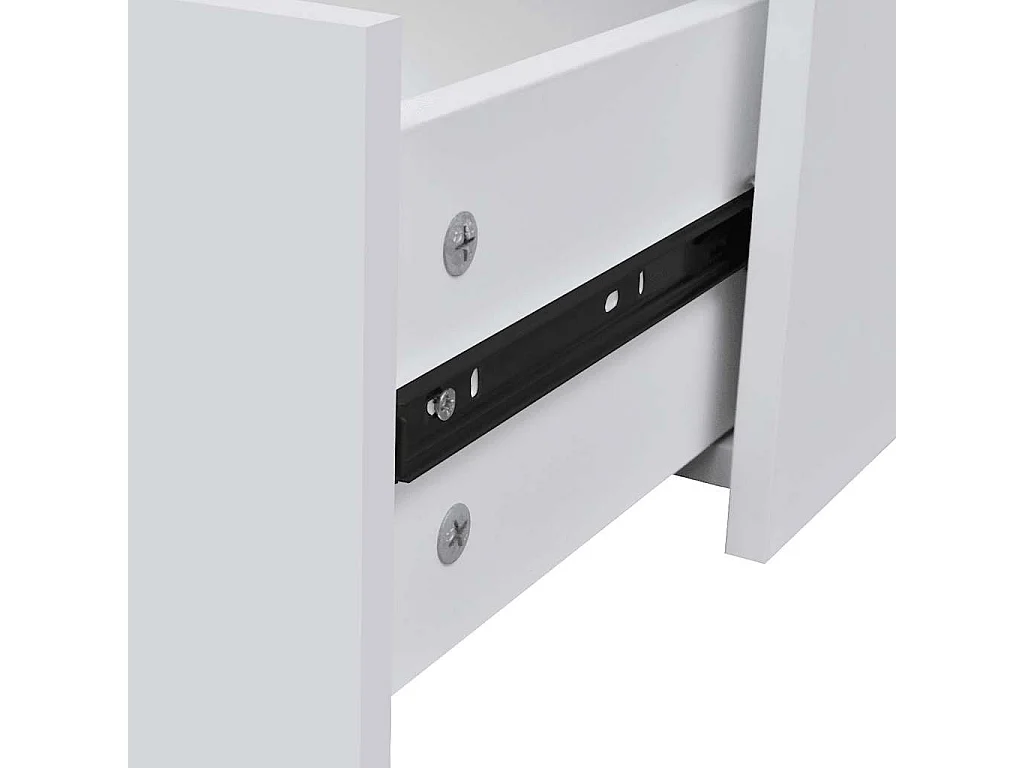 Buffet | Commode à tiroir | Meuble de rangement avec 4 tiroirs 60x30,5x71 cm Blanc