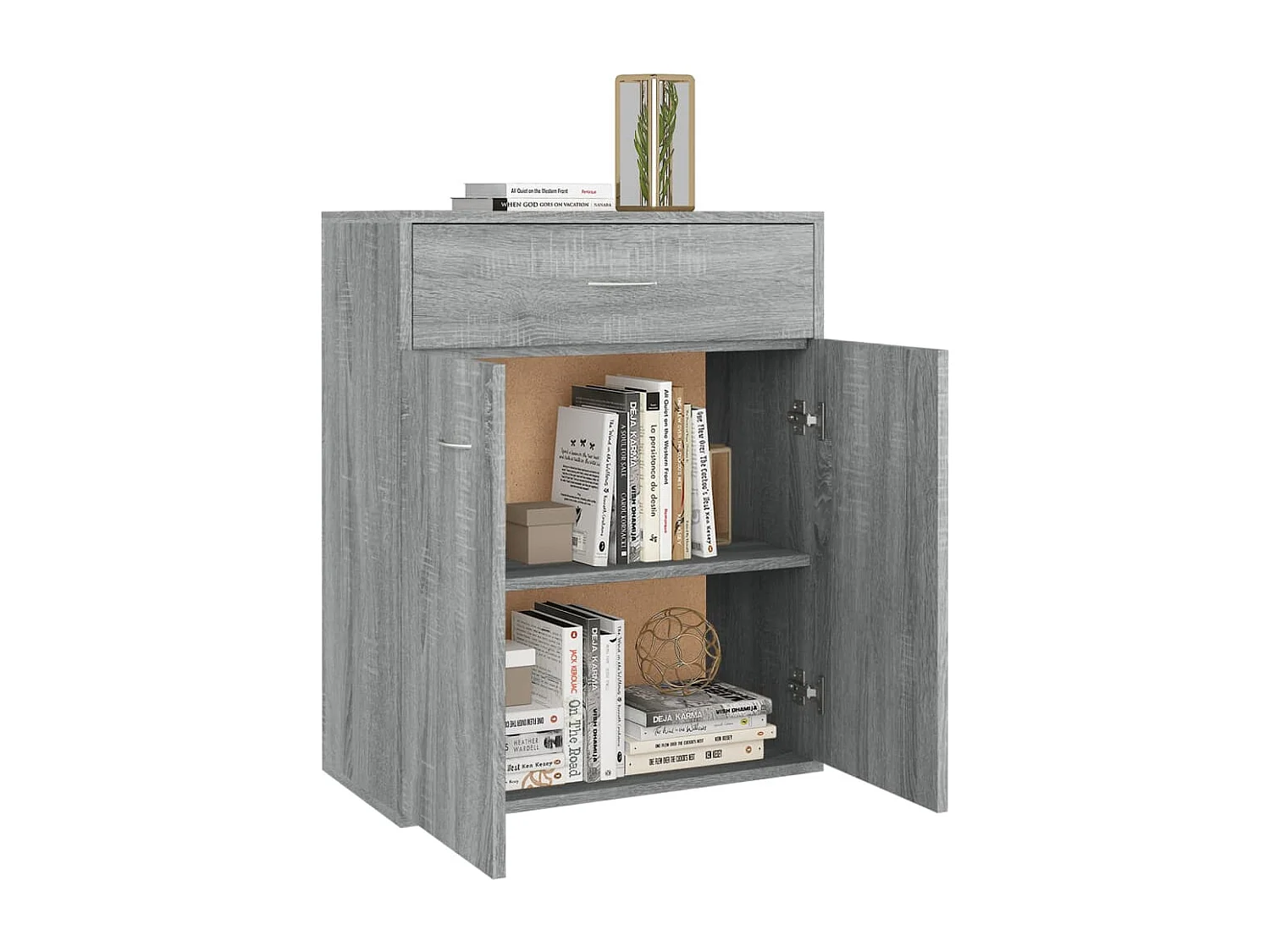 Buffet | Commode à tiroir | Meuble de rangement Sonoma gris 60x30x75 cm Bois d'ingénierie