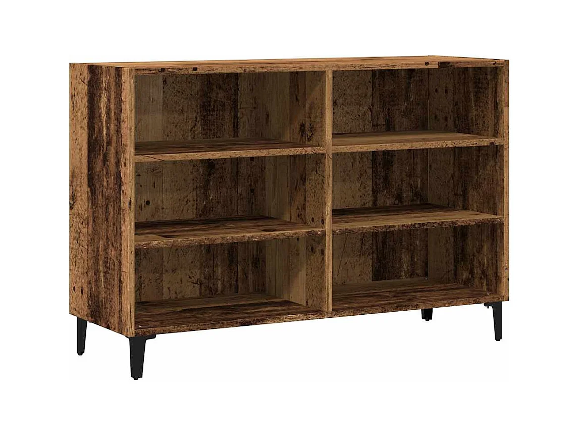 Buffet | Bahut | Meuble de rangement vieux bois 103,5x35x70 cm bois d'ingénierie