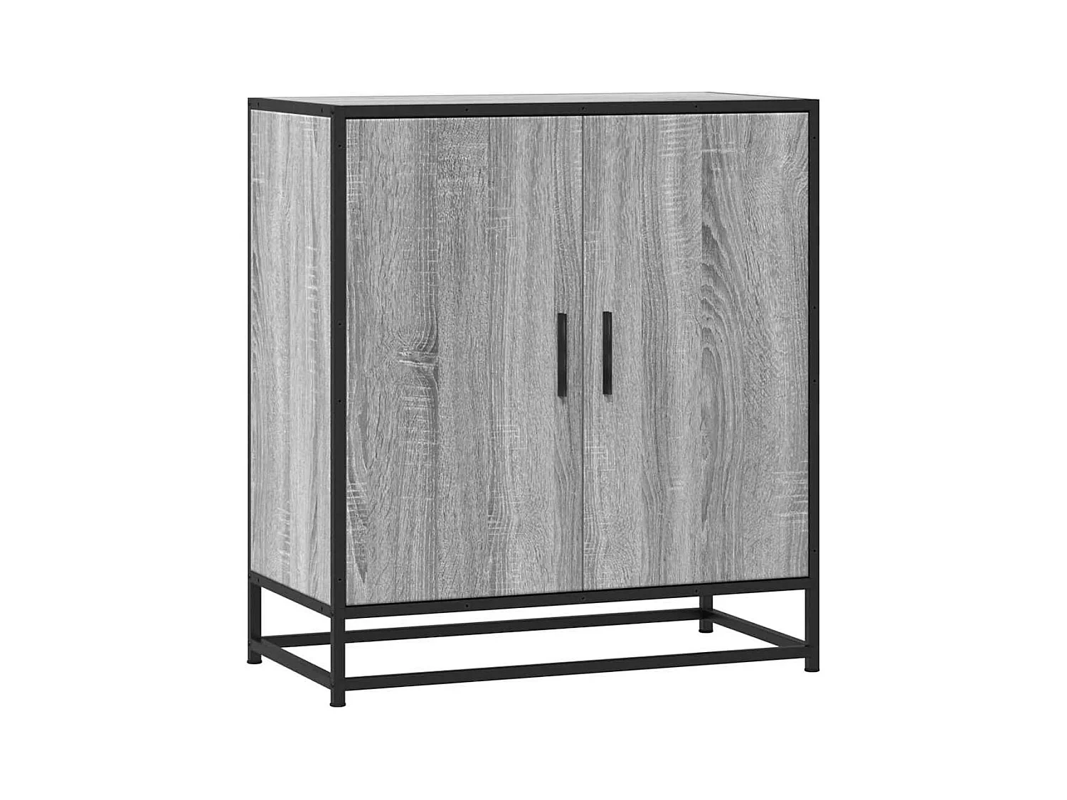 Buffet | Bahut | Meuble de rangement sonoma gris 68x35x76 cm bois d'ingénierie et métal