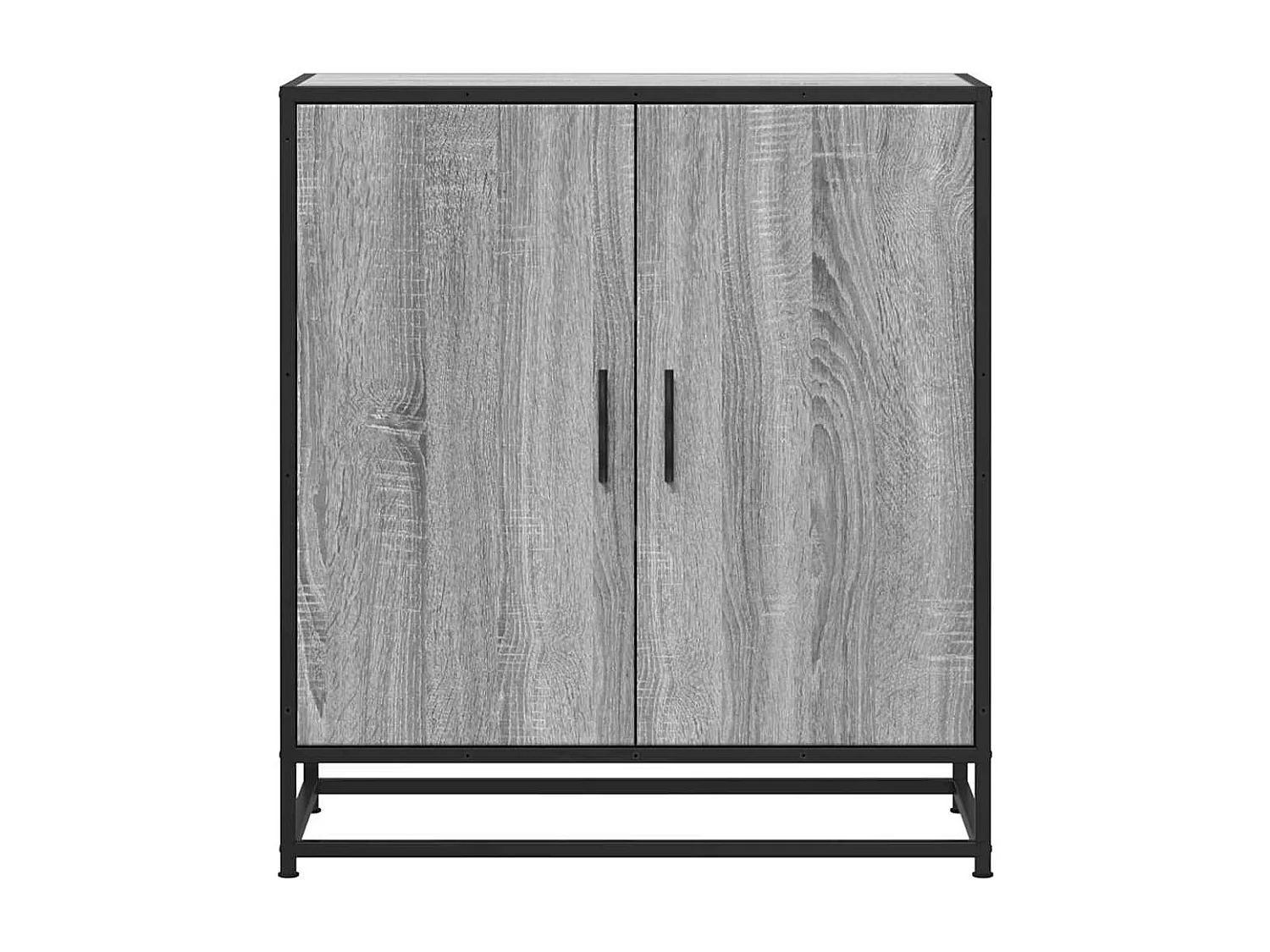 Buffet | Bahut | Meuble de rangement sonoma gris 68x35x76 cm bois d'ingénierie et métal