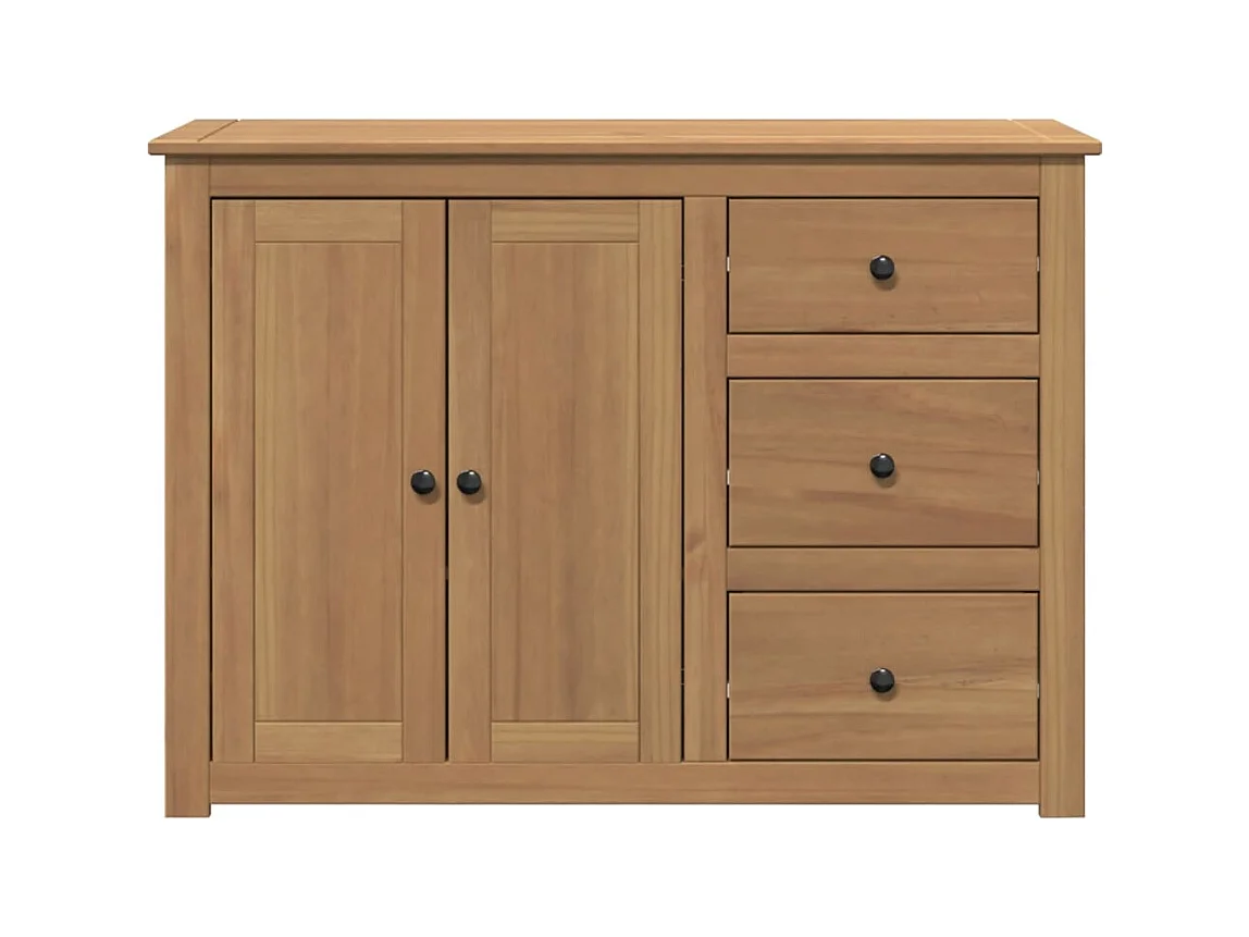 Buffet | Bahut | Meuble de rangement avec tiroirs Panama 112x40x80 cm bois massif de pin