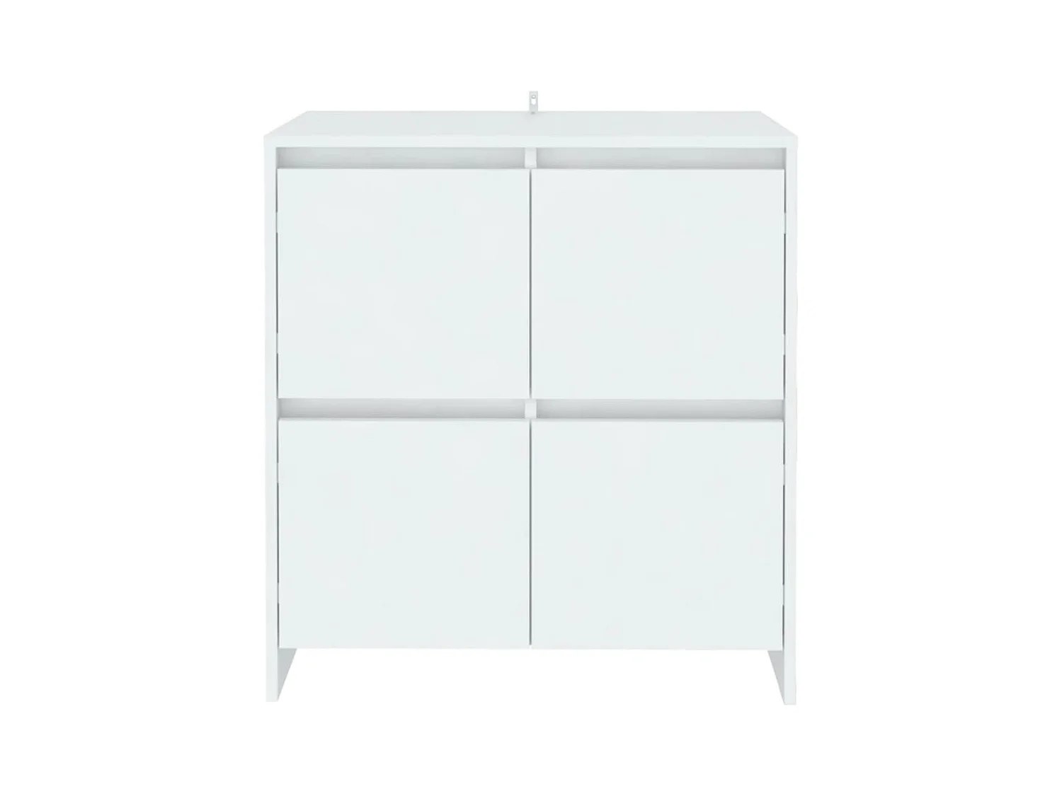 Credenza | Buffet | Armadio Bianca 70x41x75 cm in Truciolato