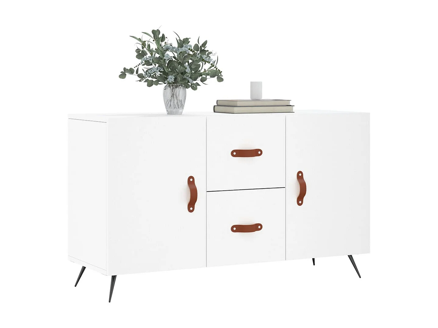 Buffet | Bahut | Meuble de rangement blanc 100x36x60 cm bois d'ingénierie