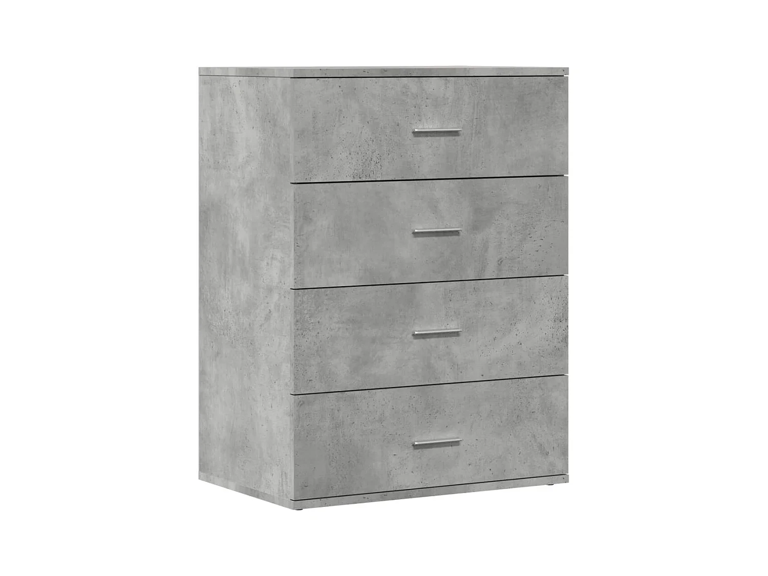 Buffet | Bahut | Meuble de rangement gris béton 60x39x80 cm bois d'ingénierie
