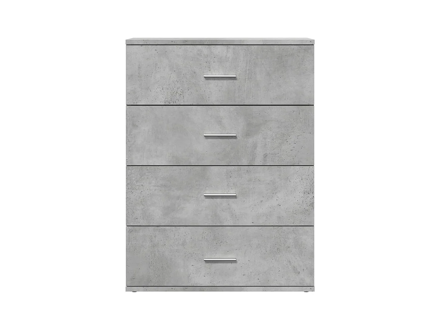 Buffet | Bahut | Meuble de rangement gris béton 60x39x80 cm bois d'ingénierie