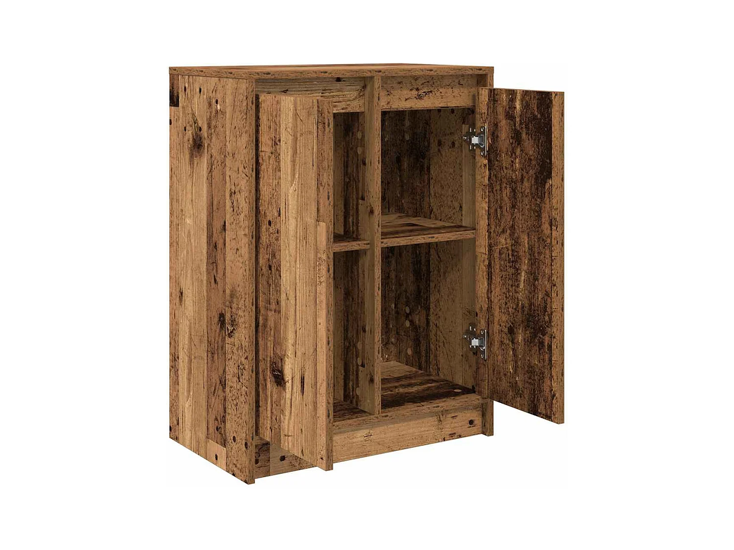 Buffet | Bahut | Meuble de rangement vieux bois 57x34x76 cm bois d'ingénierie