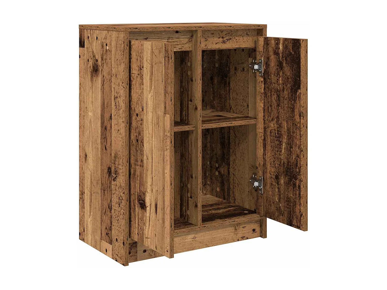 Buffet | Bahut | Meuble de rangement vieux bois 57x34x76 cm bois d'ingénierie