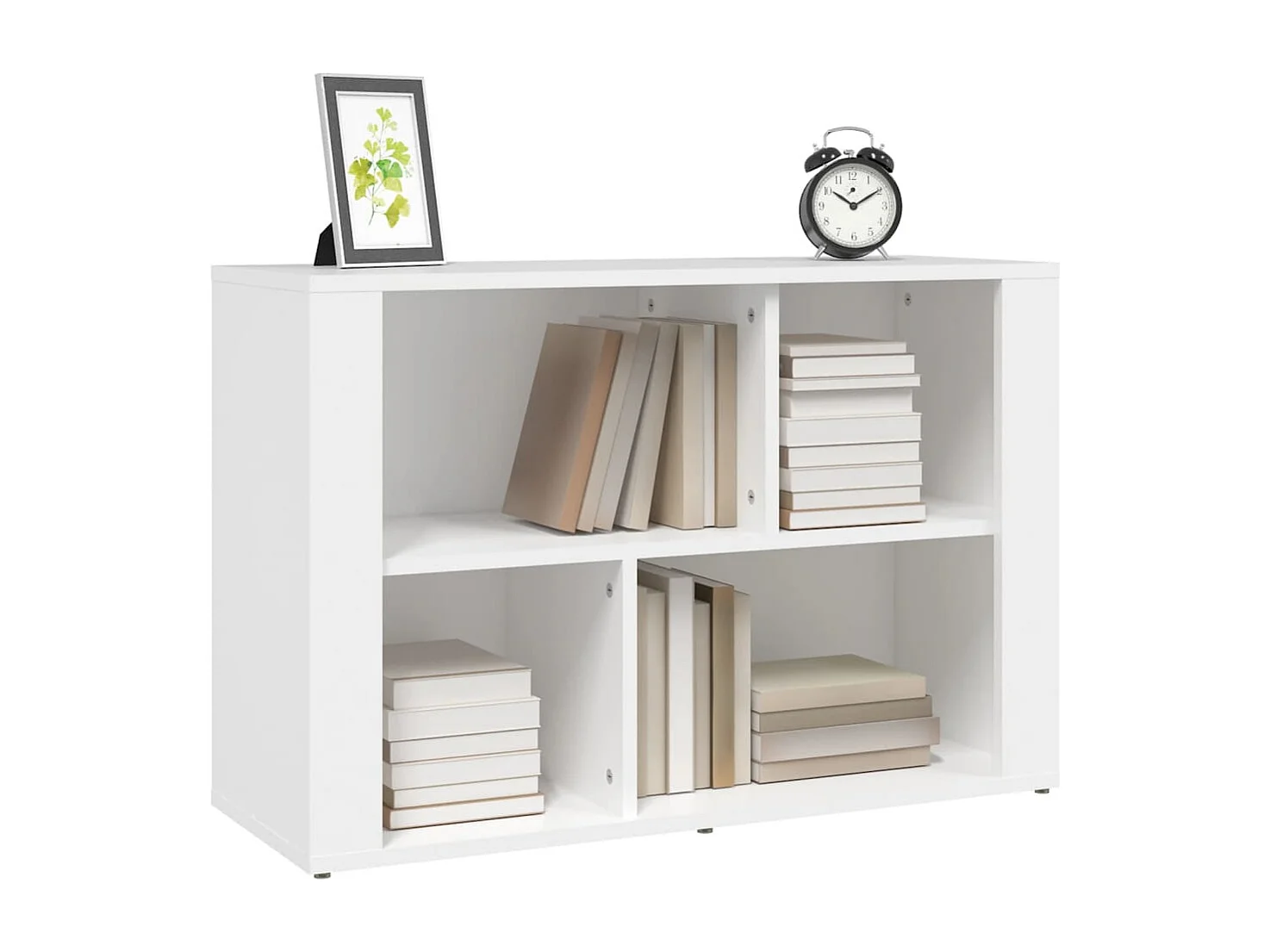 Buffet | Bahut | Meuble de rangement Blanc 80x30x54 cm Bois d'ingénierie
