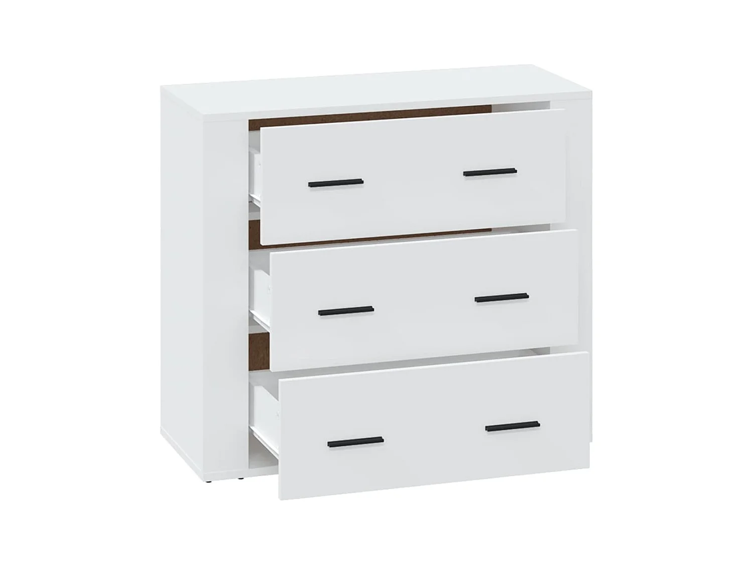 Buffet | Bahut | Meuble de rangement Blanc 80x33x70 cm Bois d'ingénierie