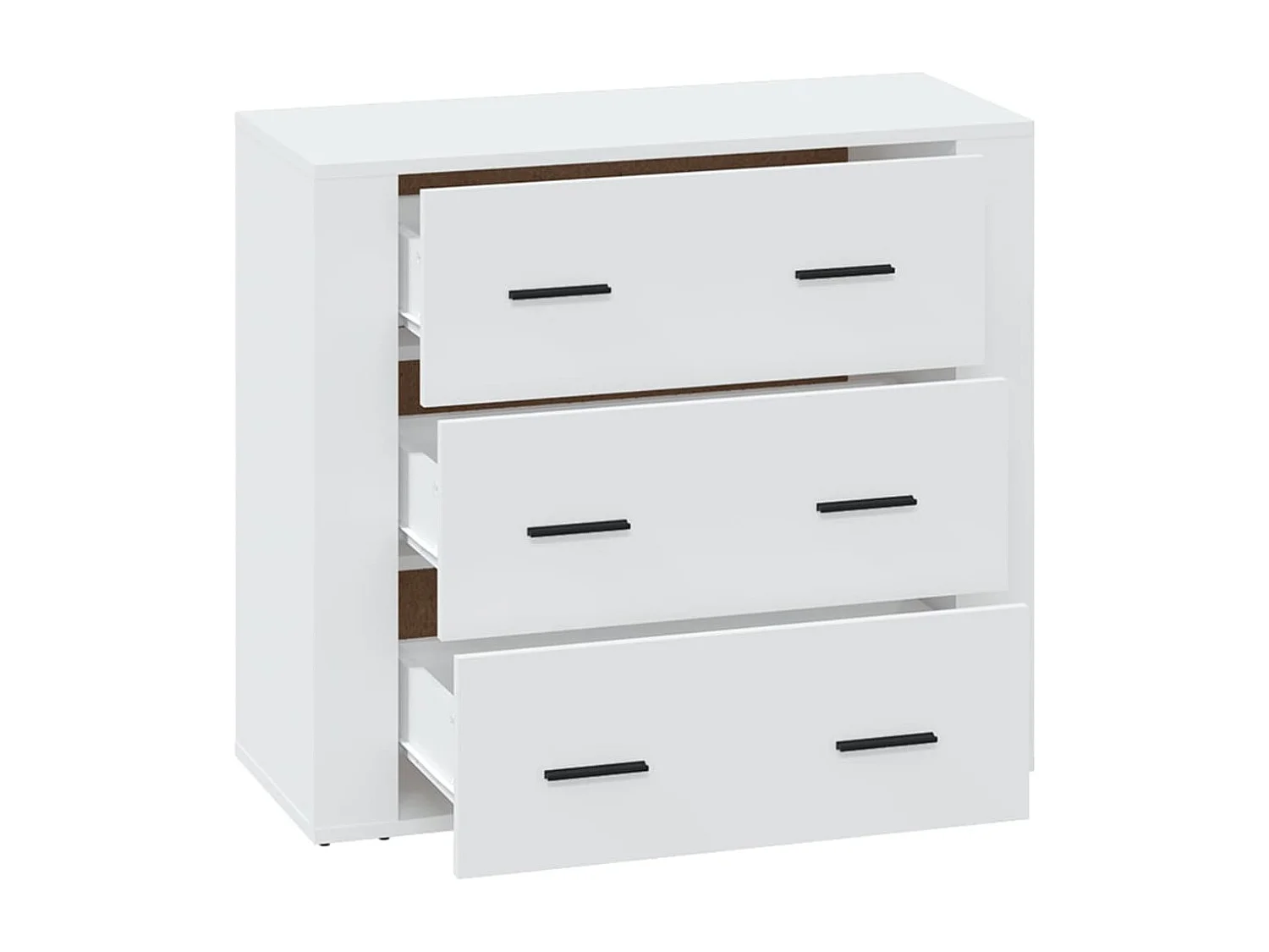 Buffet | Bahut | Meuble de rangement Blanc 80x33x70 cm Bois d'ingénierie