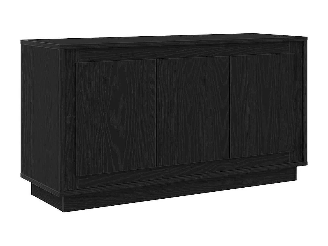 Buffet | Bahut | Meuble de rangement Bois Noir 102x35x55 cm Bois D'ingénierie