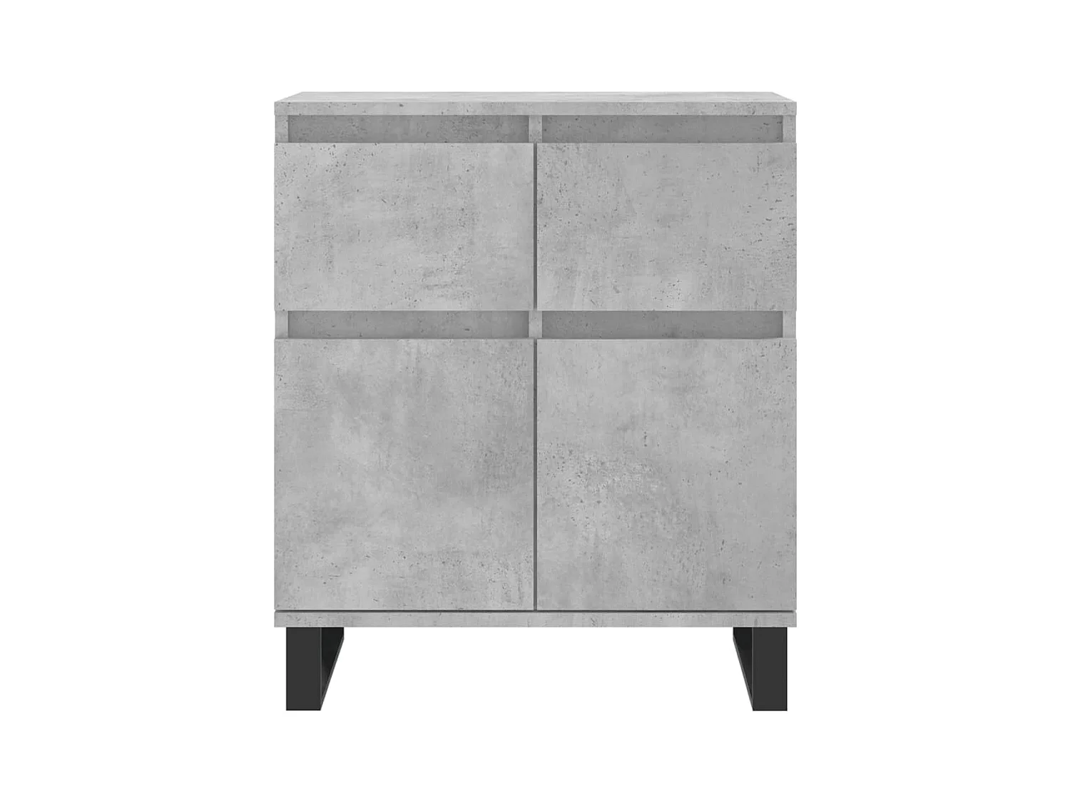 Buffet | Bahut | Meuble de rangement Gris béton 60x35x70 cm Bois d'ingénierie