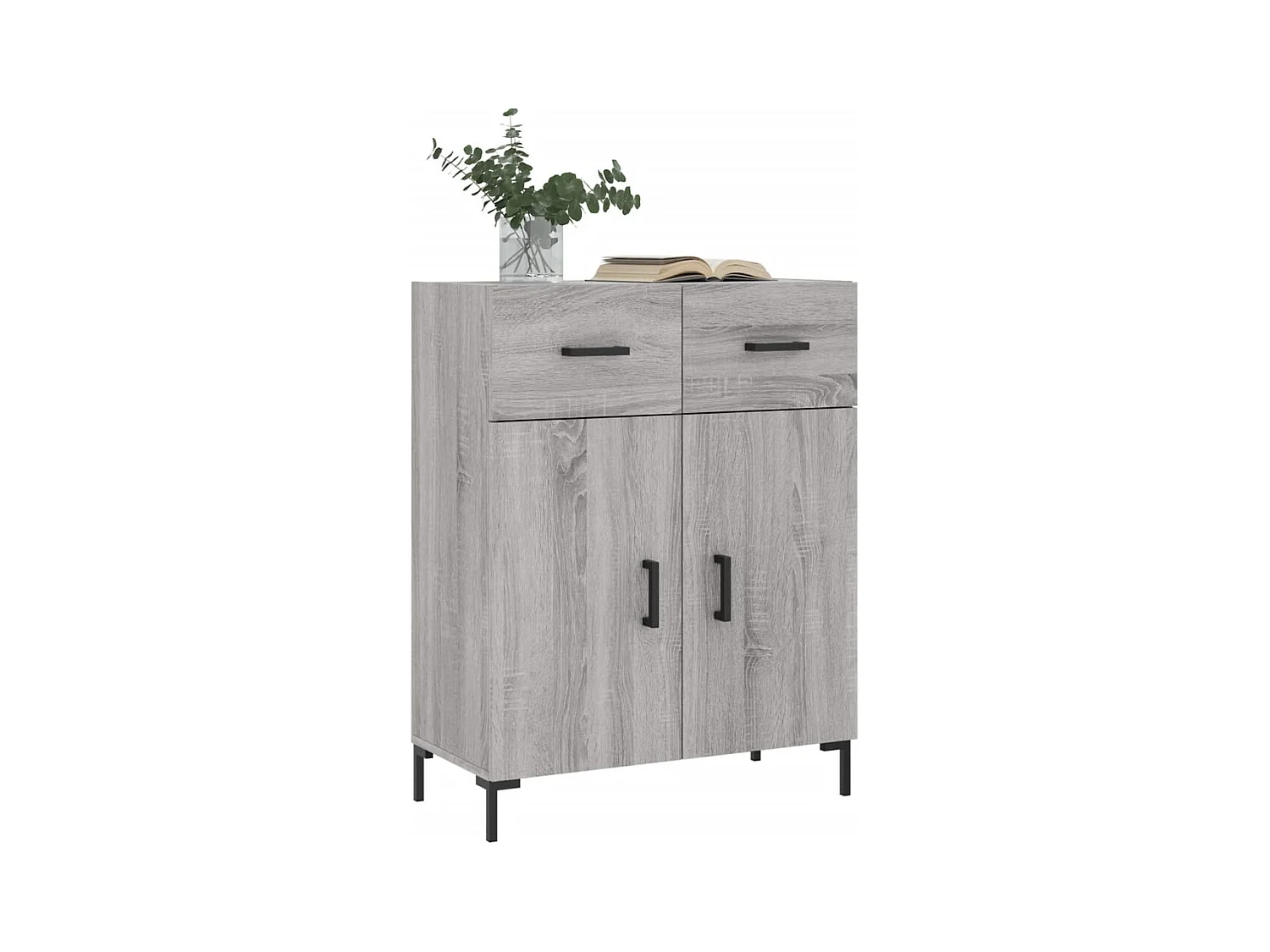Buffet | Bahut | Meuble de rangement sonoma gris 69,5x34x90 cm bois d'ingénierie