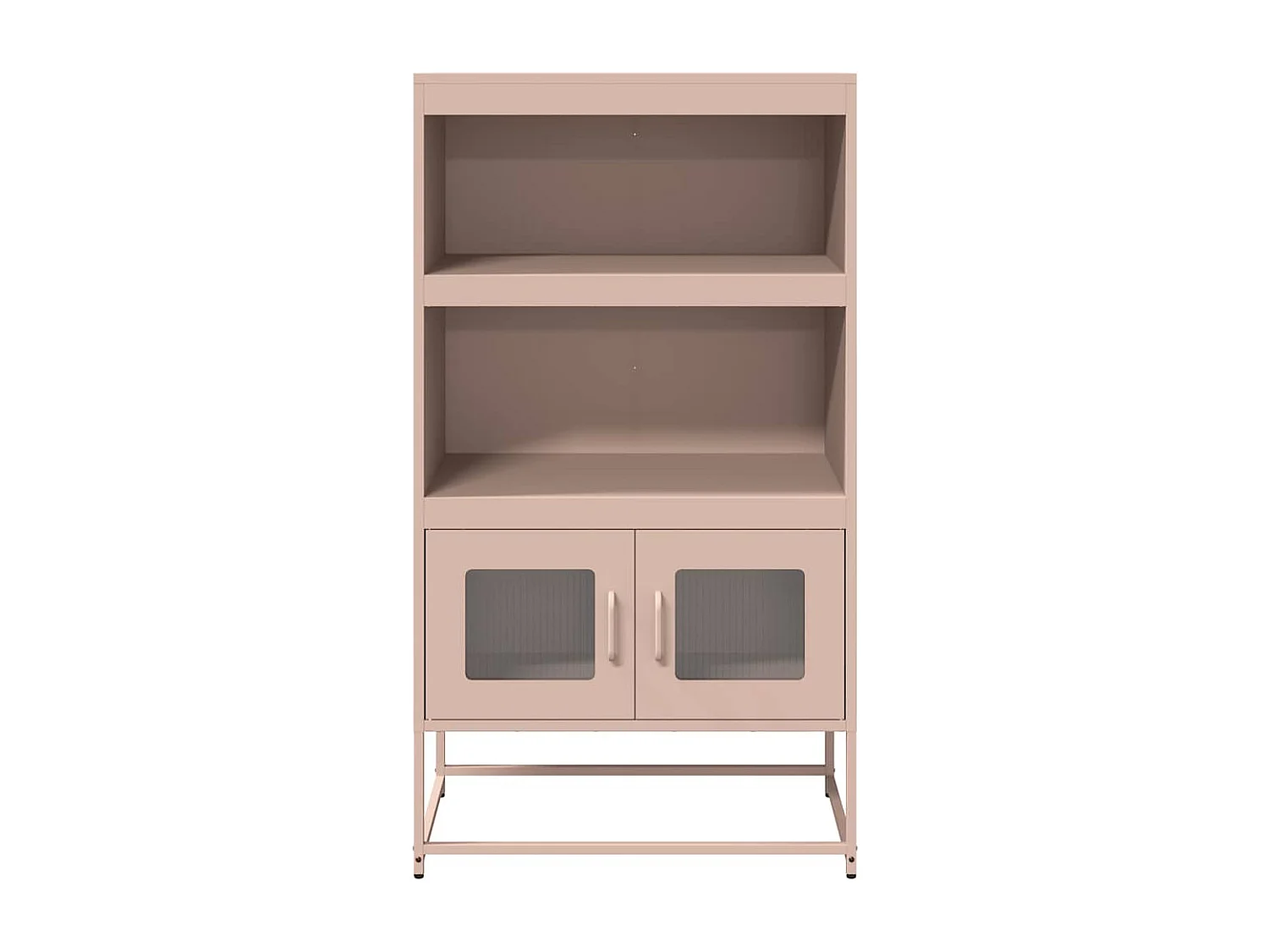 Credenza | Buffet | Armadio Rosa 68x39x123 cm in Acciaio