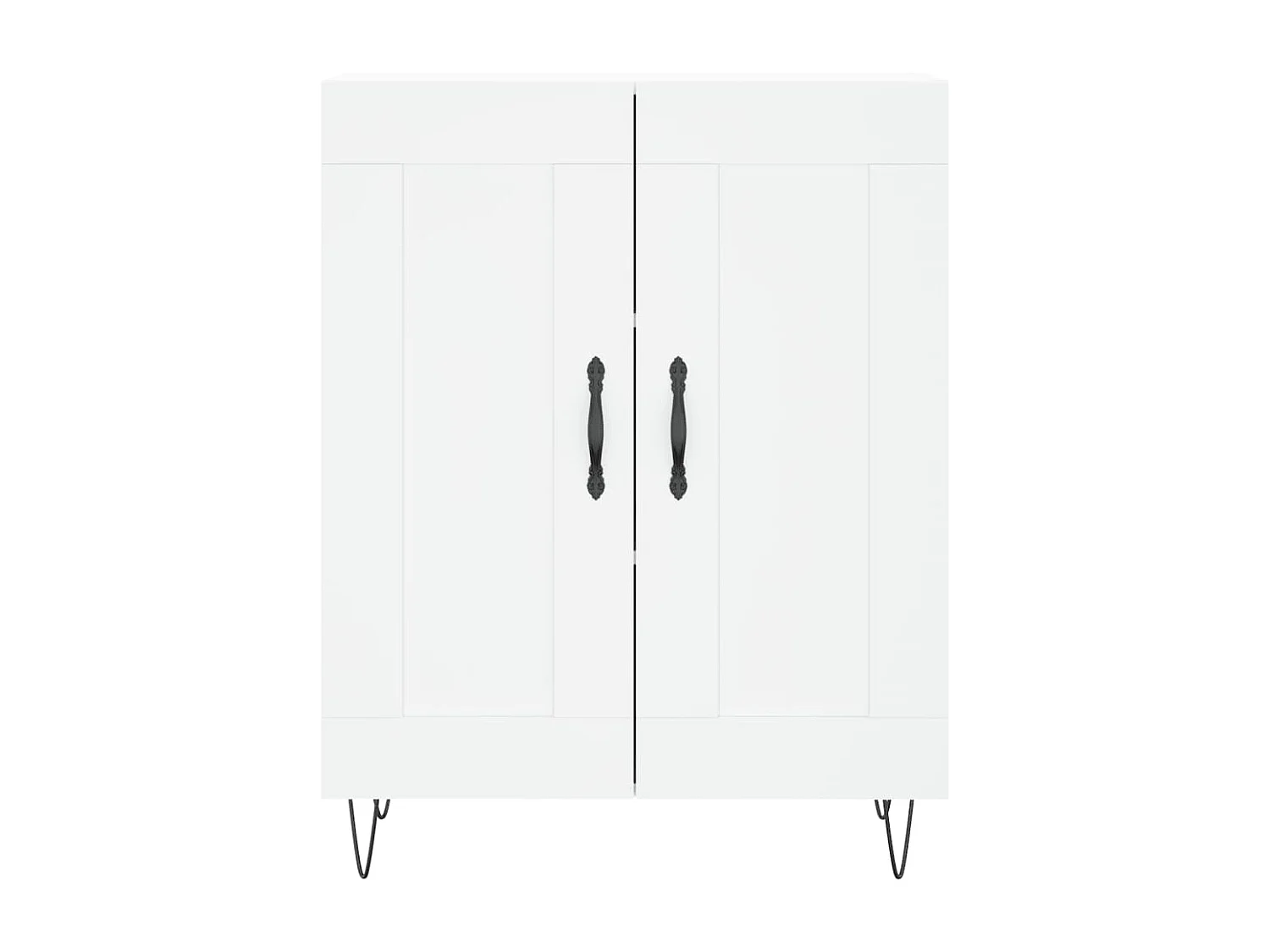 Buffet | Bahut | Meuble de rangement blanc 69,5x34x90 cm bois d'ingénierie