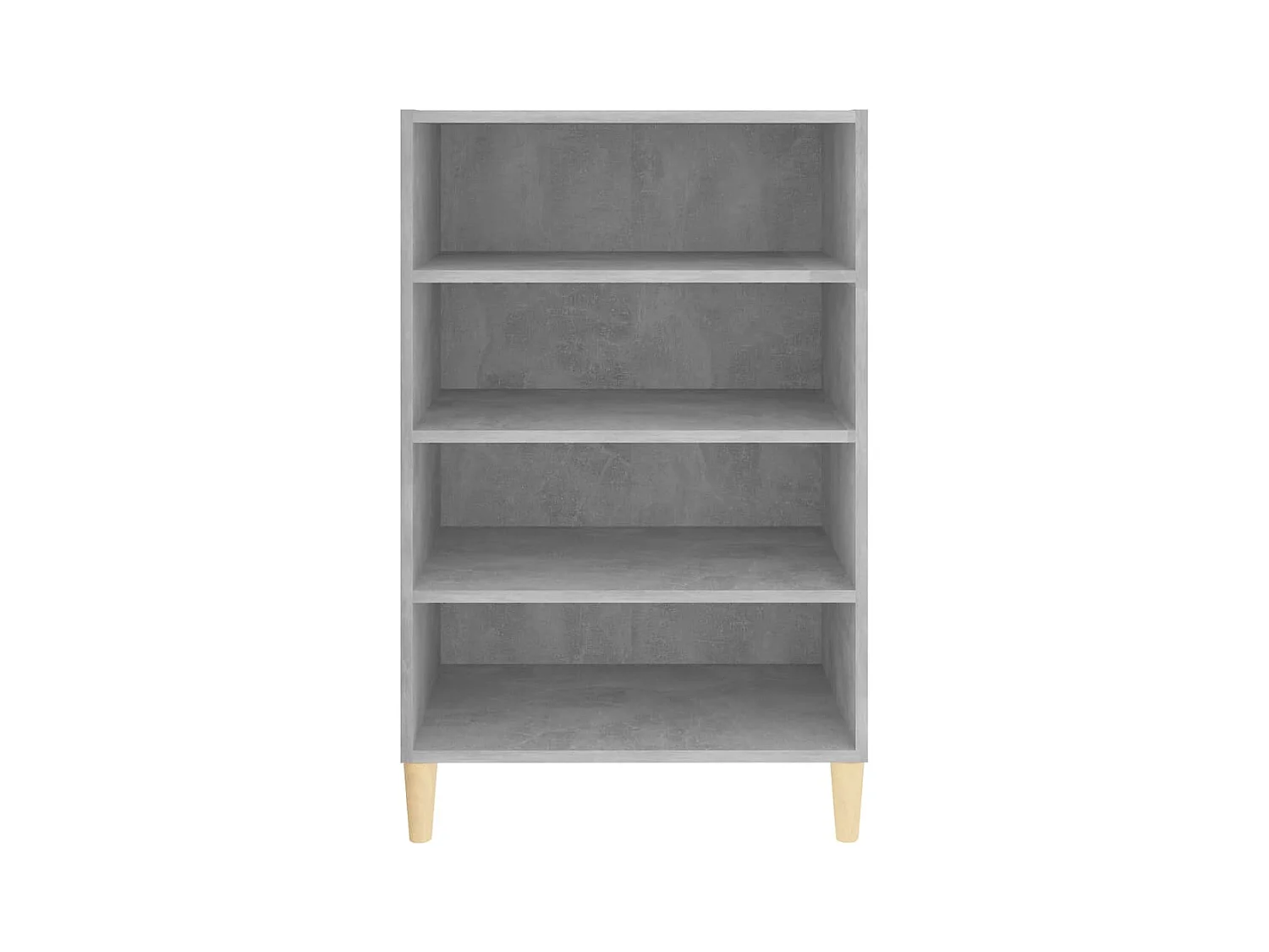 Credenza | Buffet | Armadio Grigio Cemento 57x35x90 cm in Legno Multistrato